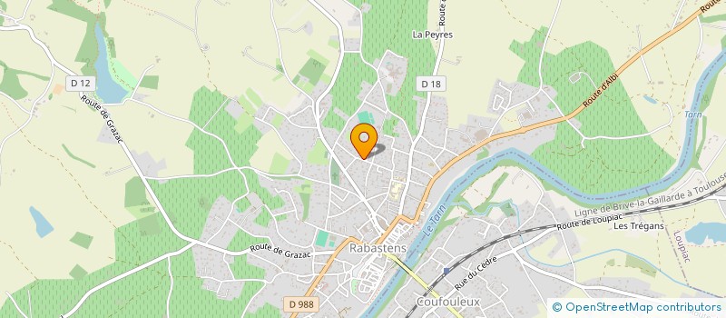 localisation de l'entreprise MONSIEUR OSAMA AHLASA  RABASTENS