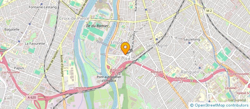 localisation de l'entreprise MONSIEUR OSAMA ANDRIANTSILAVO  TOULOUSE