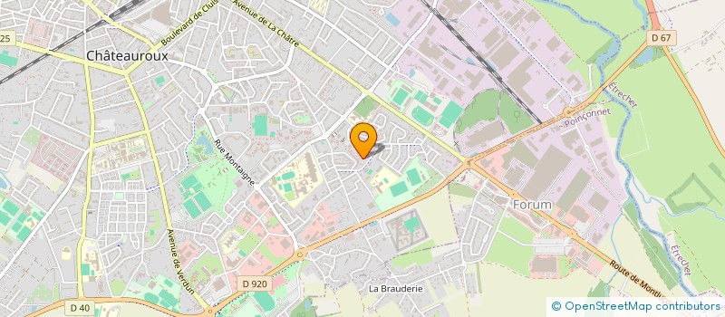 localisation de l'entreprise MONSIEUR OSAMA ELHADIDI à CHATEAUROUX