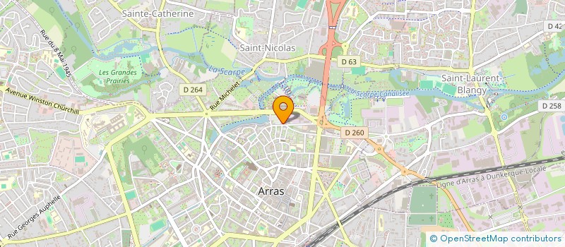 localisation de l'entreprise MONSIEUR OSAMA ELMGOUZ à ARRAS