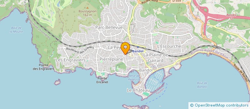localisation de l'entreprise MONSIEUR OSAMA RAHMOUN à BANDOL