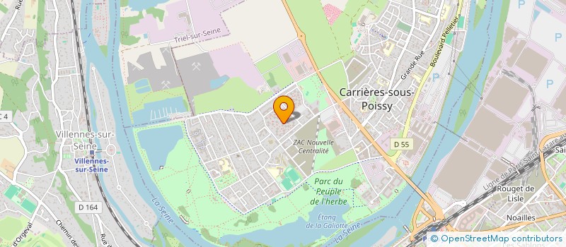 localisation de l'entreprise MONSIEUR OSAMA SA ADI  CARRIERES-SOUS-POISSY