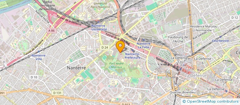 localisation de l'entreprise MONSIEUR OSAMA SAMAHA  NANTERRE