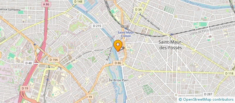 localisation de l'entreprise MONSIEUR OSAMA YAGOUB  SAINT-MAUR-DES-FOSSES