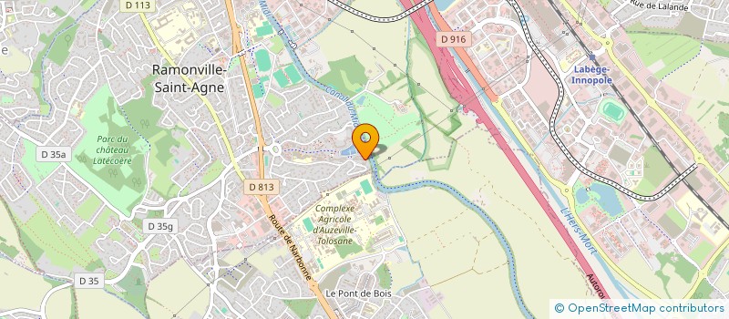 localisation de l'entreprise MONSIEUR OSAMAH SAIF  RAMONVILLE-SAINT-AGNE