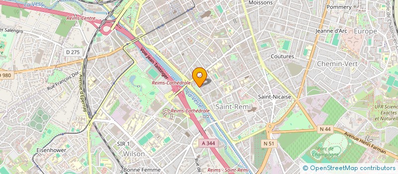 localisation de l'entreprise MONSIEUR OSARENREN OSAYANDE  REIMS