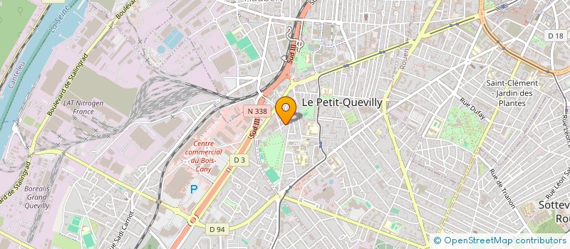 localisation de l'entreprise MONSIEUR OSARETIN AGBONLAHOR  LE PETIT-QUEVILLY