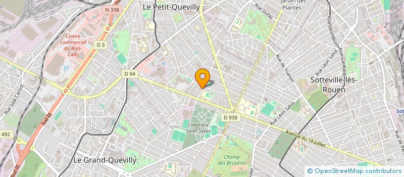 localisation de l'entreprise MONSIEUR OSARIEMEN DESTINY IZOGIE à LE PETIT-QUEVILLY