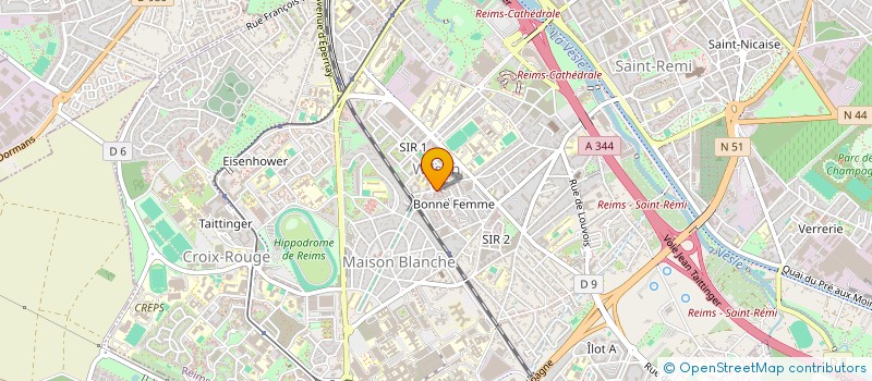 localisation de l'entreprise MONSIEUR OSARU JOHNSON  REIMS