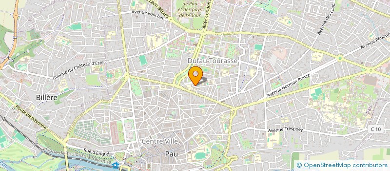 localisation de l'entreprise MONSIEUR OSAYANDE OMOREGIE à PAU