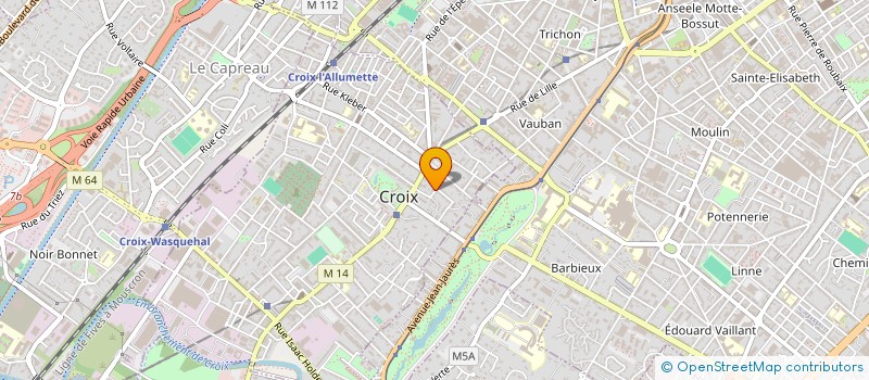 localisation de l'entreprise MONSIEUR OSCAR ALONSO à CROIX