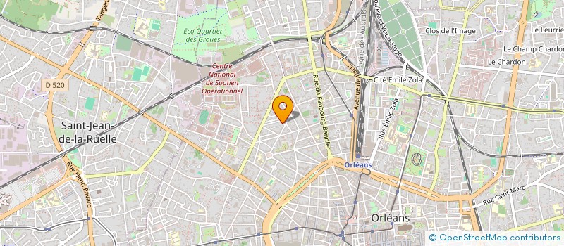 localisation de l'entreprise MONSIEUR OSCAR BAZIN à ORLEANS