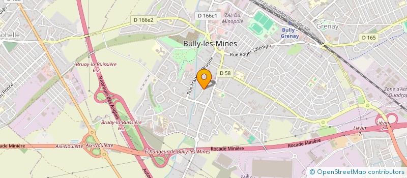 localisation de l'entreprise MONSIEUR OSCAR BIERNACKI à BULLY-LES-MINES