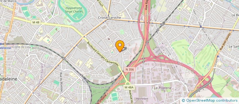 localisation de l'entreprise MONSIEUR OSCAR BONAVENTURE à MARCQ-EN-BARŒUL