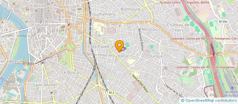 localisation de l'entreprise MONSIEUR OSCAR BONNIOT RAYBAUD à TOULOUSE