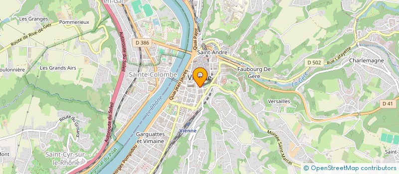 localisation de l'entreprise MONSIEUR OSCAR CARRASCO GOLDARACENA à VIENNE