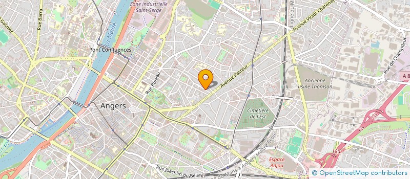 localisation de l'entreprise MONSIEUR OSCAR CHAUVIN à ANGERS