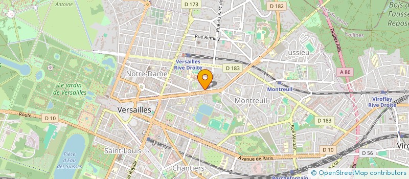 localisation de l'entreprise MONSIEUR OSCAR CHOISY-BOURGADE à VERSAILLES
