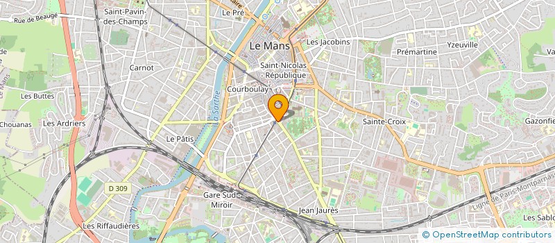 localisation de l'entreprise MONSIEUR OSCAR CRONIER  LE MANS