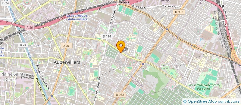 localisation de l'entreprise MONSIEUR OSCAR DAMIAN FLORES à AUBERVILLIERS
