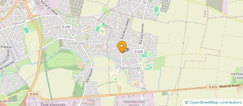 localisation de l'entreprise MONSIEUR OSCAR DAVILA  DEMOUVILLE