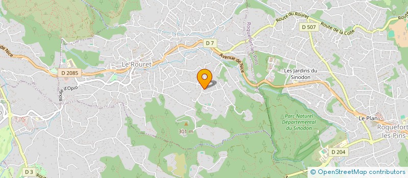 localisation de l'entreprise MONSIEUR OSCAR DECOUX  LE ROURET