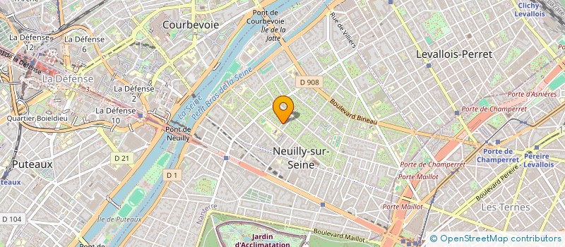 localisation de l'entreprise MONSIEUR OSCAR DENEUX  NEUILLY-SUR-SEINE