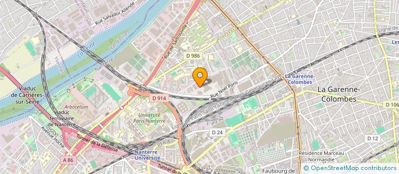 localisation de l'entreprise MONSIEUR OSCAR DOMINGUES  NANTERRE