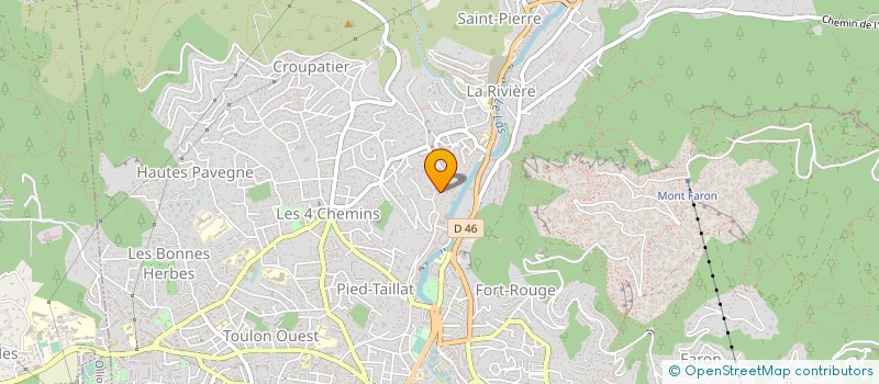 localisation de l'entreprise MONSIEUR OSCAR DOSSOU YOVO  TOULON