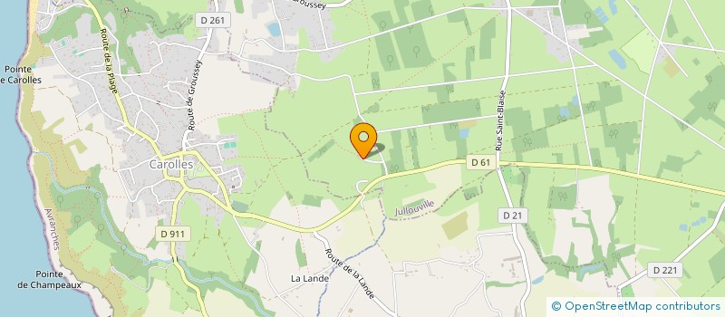 localisation de l'entreprise MONSIEUR OSCAR FERNANDEZ MUNOZ  JULLOUVILLE