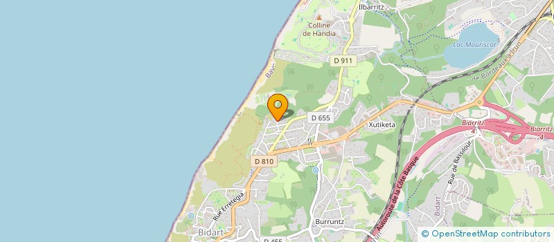 localisation de l'entreprise MONSIEUR OSCAR GACHET  BIDART