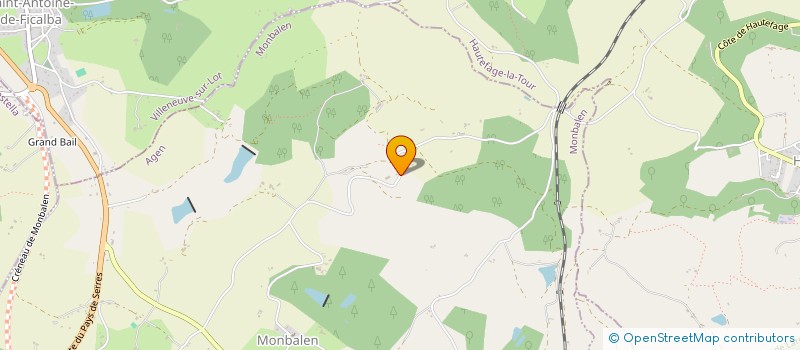 localisation de l'entreprise MONSIEUR OSCAR GALEA COCA  MONBALEN
