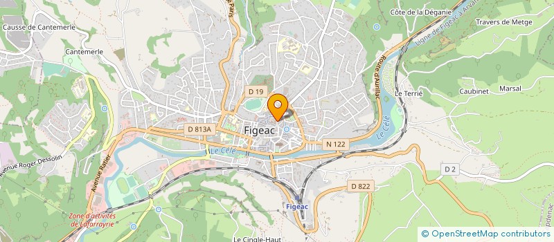 localisation de l'entreprise MONSIEUR OSCAR HOFFMANN  SAINT-MAGNE-DE-CASTILLON