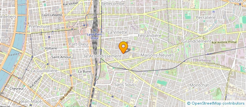 localisation de l'entreprise MONSIEUR OSCAR KERAVAL à LYON