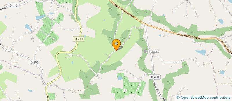 localisation de l'entreprise MONSIEUR OSCAR KREIJTZ  CASTILLONNES