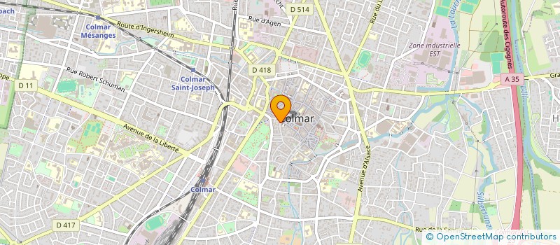 localisation de l'entreprise MONSIEUR OSCAR KUNTZ AGUSTONI  COLMAR