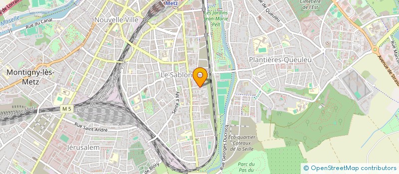 localisation de l'entreprise MONSIEUR OSCAR KUYALU  METZ