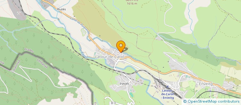 localisation de l'entreprise MONSIEUR OSCAR LALLEMAND  LATOUR-DE-CAROL