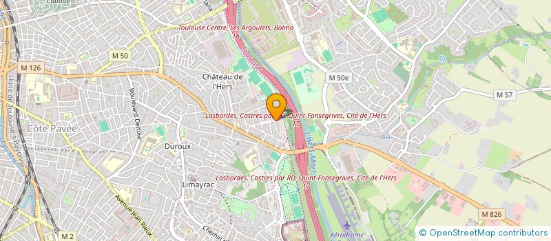 localisation de l'entreprise MONSIEUR OSCAR LALUYAUX--BONVARLET  TOULOUSE
