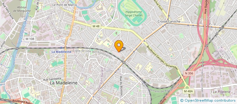 localisation de l'entreprise MONSIEUR OSCAR LEFEBVRE à MARCQ-EN-BARŒUL
