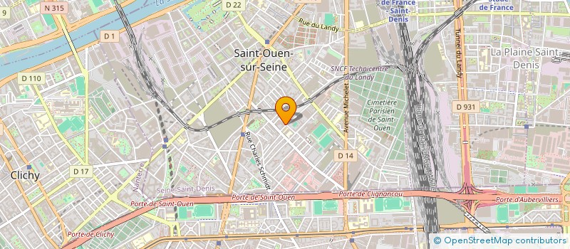 localisation de l'entreprise MONSIEUR OSCAR MAC-FALL à SAINT-OUEN-SUR-SEINE