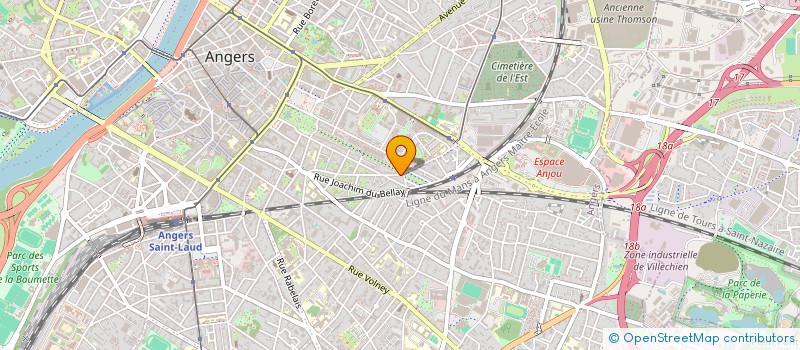localisation de l'entreprise MONSIEUR OSCAR MARLETTI à ANGERS