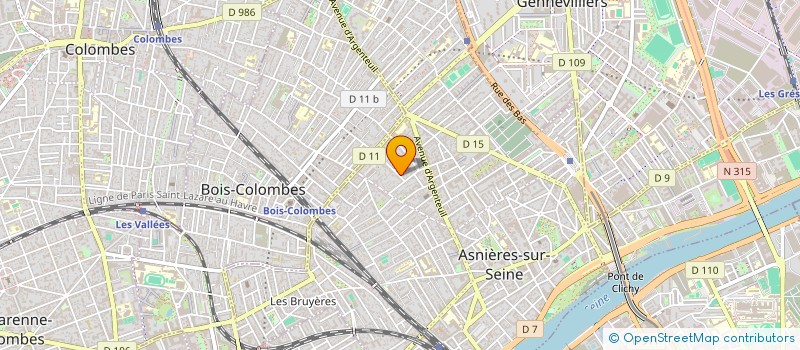 localisation de l'entreprise MONSIEUR OSCAR MATTON  ASNIERES-SUR-SEINE