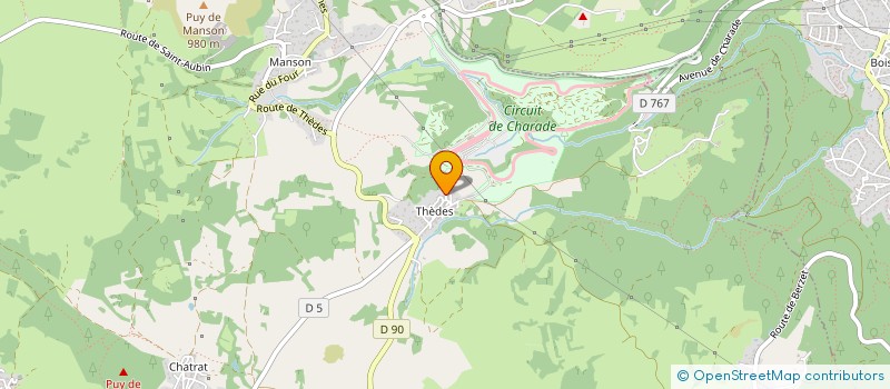 localisation de l'entreprise MONSIEUR OSCAR MAYMAT  SAINT-GENES-CHAMPANELLE