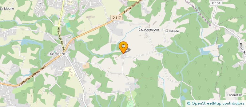 localisation de l'entreprise MONSIEUR OSCAR MOLIN  SAINT-MARTIN-DE-SEIGNANX