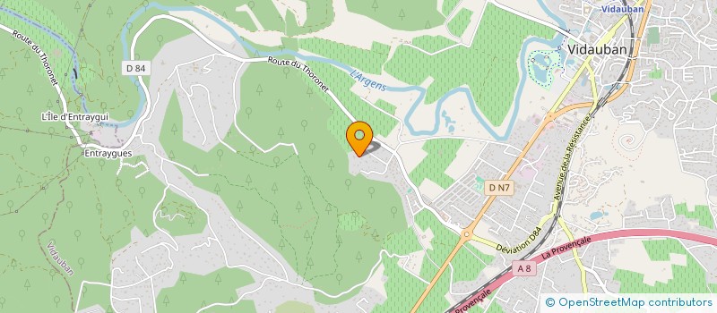 localisation de l'entreprise MONSIEUR OSCAR OLIVEIRA PINHO  VIDAUBAN