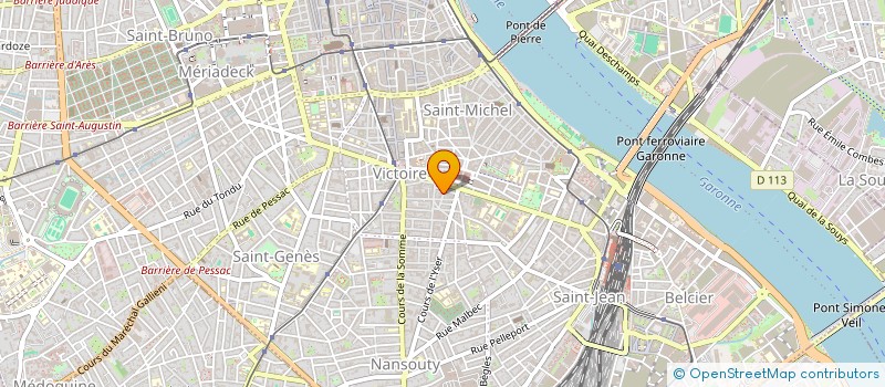 localisation de l'entreprise MONSIEUR OSCAR PANABIERES  BORDEAUX