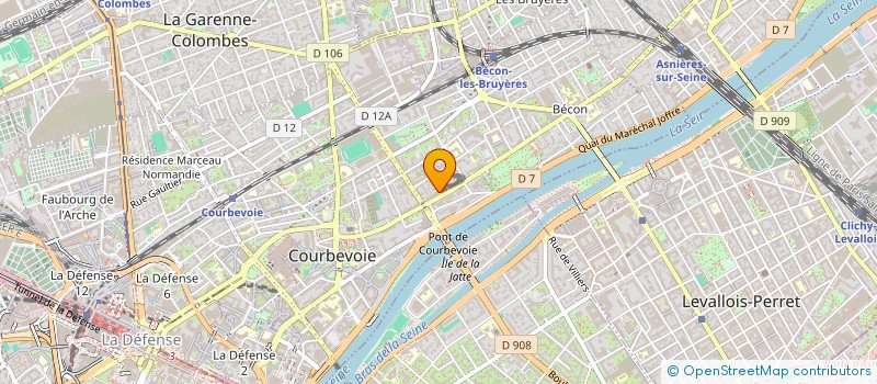 localisation de l'entreprise MONSIEUR OSCAR PARNET à COURBEVOIE