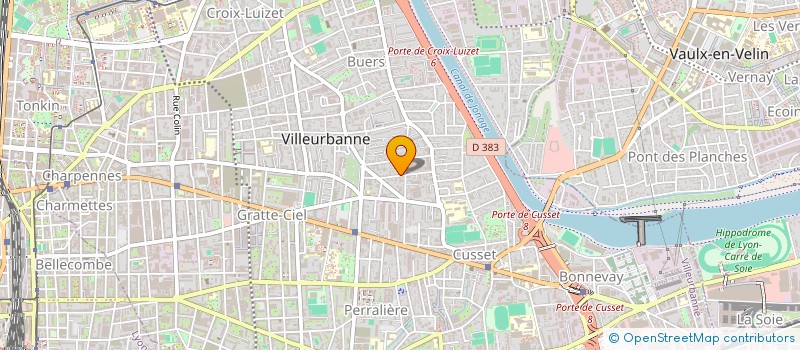 localisation de l'entreprise MONSIEUR OSCAR PERLI  VILLEURBANNE