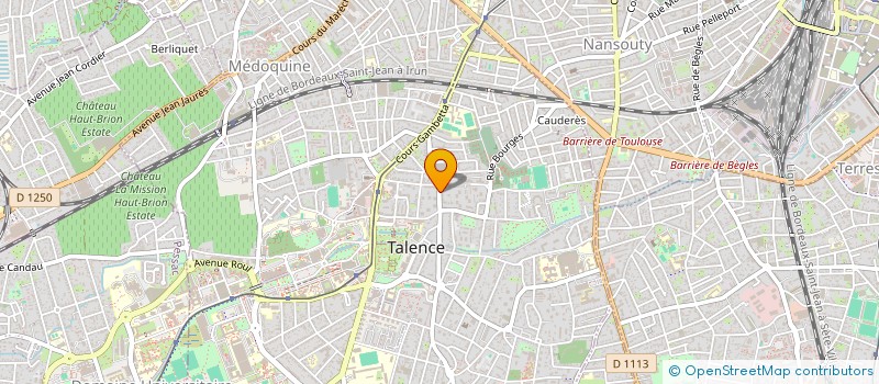 localisation de l'entreprise MONSIEUR OSCAR PIGNOLET  TALENCE